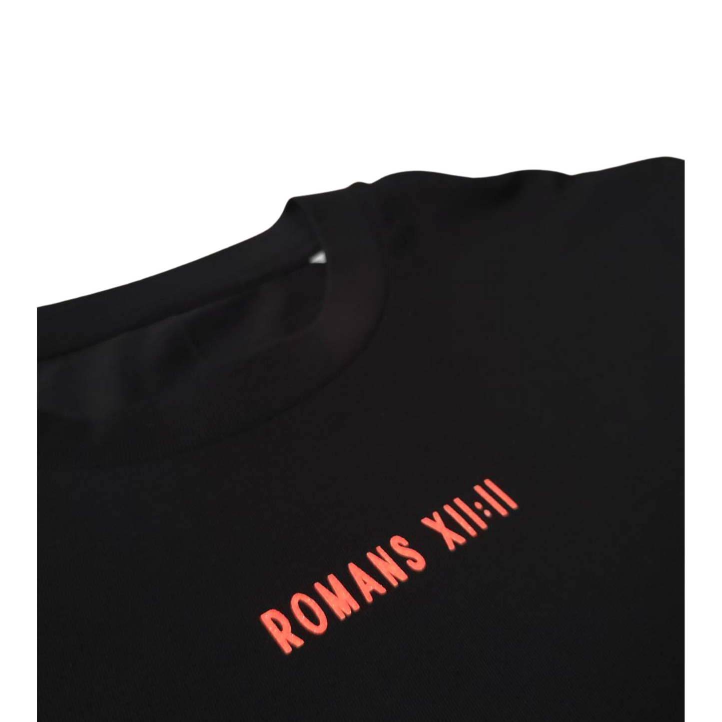 BE TRANSFORMED - BOXY/CROPPED T-SHIRT - ROMANS 12:2 - WATERMELON